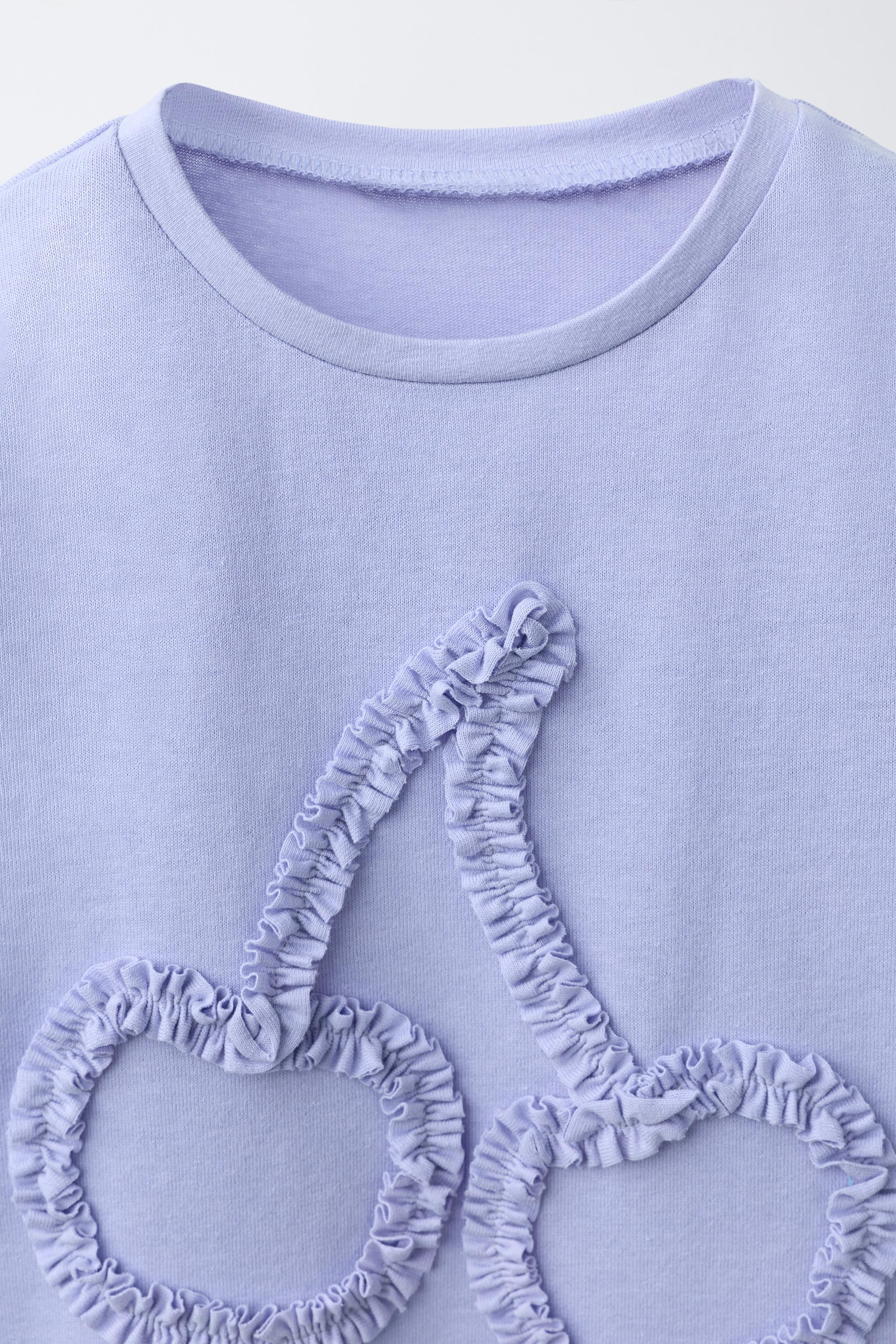 RUFFLY PRINT T-SHIRT